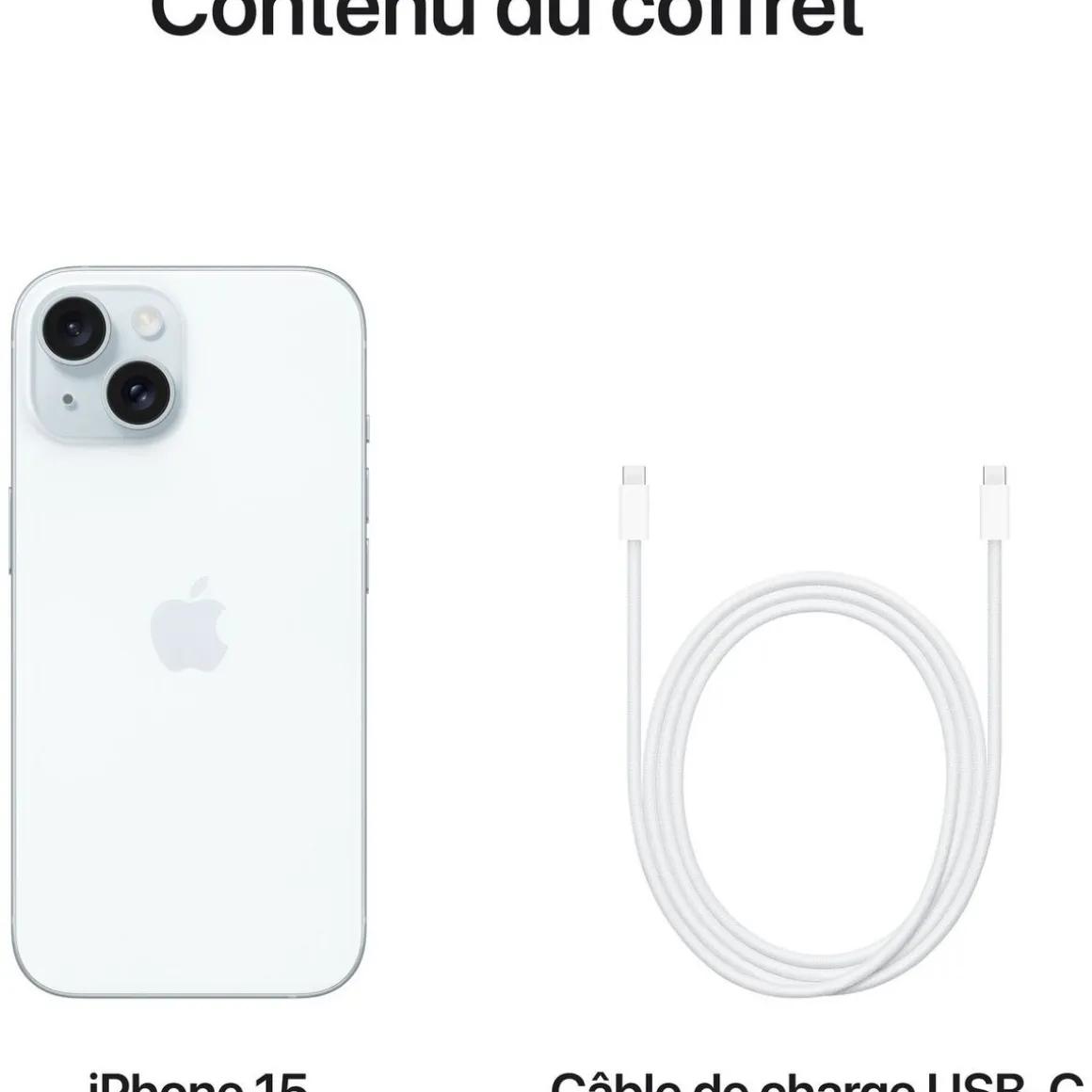 iPhone 15 128Go - Bleu