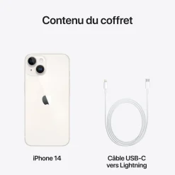 iPhone 14 256Go - Lumière Stellaire