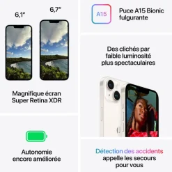 iPhone 14 128Go - Minuit