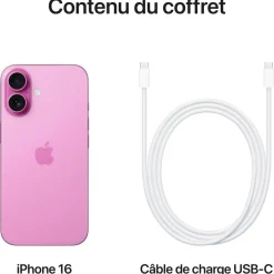 iPhone 16 256Go - Rose