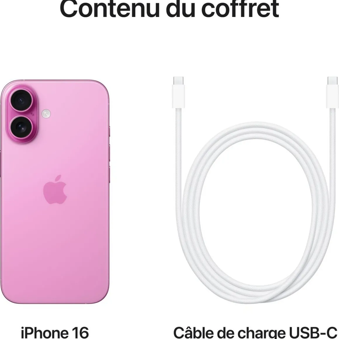 iPhone 16 128Go - Rose