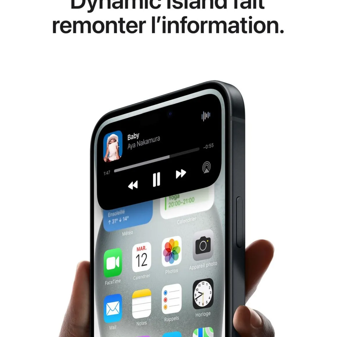 iPhone 15 Plus 512 Go - Noir