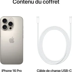 iPhone 16 Pro 1To - Titane Naturel