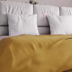 Jeté de lit, canapé, plaid ADELE par Soleil d'ocre