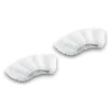 Jeu de bonnettes microfibre 2.863-270.0 - Blanc