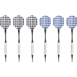 Jeu de fléchettes électrique avec fléchettes Noir Polypropylène