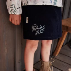 Jupe enfant en velours côtelé Belle de Nuit