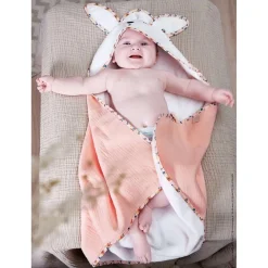 k doux cape de bain coquelicot