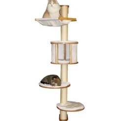 Kerbl Arbre a chats mural Dolomit 168 cm Blanc 81500