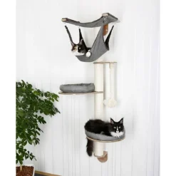 Kerbl Arbre a chats mural Dolomit 2.0 Tofana Gris 160 cm 81545