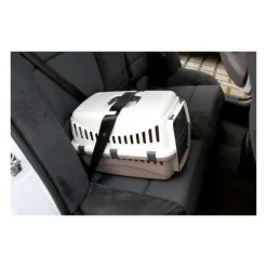 KERBL Box de transport Expedition pour chien - 48x32x32cm - Creme et taupe