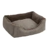KERBL Corbeille Samuel - 50 x 40 x 15 cm - Argent et gris - Pour chien