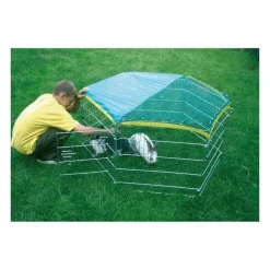 KERBL Enclos extérieur zingué avec portillon pour rongeurs