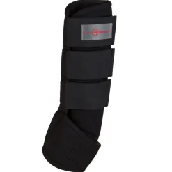 Kerbl Ensemble de guetres de cheval 4 pcs Complet Noir 320133