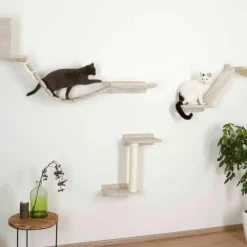Kerbl Mur d'escalade pour chats Mount Everest Bois Beige