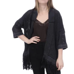 Kimono gris femme French Connection Fishermens