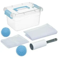 Kit à Linge 6 Pièces Maldon 25cm Bleu