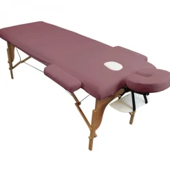 Kit complet de housses pour table de massage - Éponge - Vieux rose