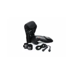 Kit de boxe - O'fitness - Contient : Gants, bandes et corde à sauter - Sacoche de transport inclus