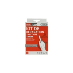 Kit de réparation sanitaire SOLOPLAST - Blanc alpin - émail-acrylique-céramique