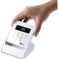 Kit terminal de paiement + Socle station de recharge - Blanc