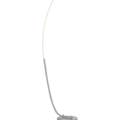 Lampadaire arc design LED - luminosité réglable - H.147 cm - alliage alu.