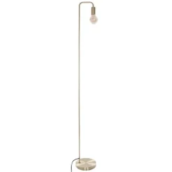 Lampadaire en Métal Tige 150cm Doré