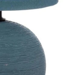 Lampe à Poser Céramique Boule 25cm Bleu
