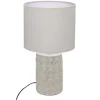 Lampe à Poser Effet Béton Melo 33cm Beige