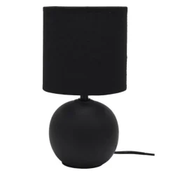 Lampe à Poser en Céramique Loraine 25cm Noir