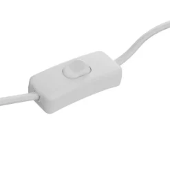 Lampe à Poser en Métal Jiling 47cm Blanc