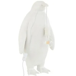 Lampe à Poser en Résine Pingouin 59cm Blanc
