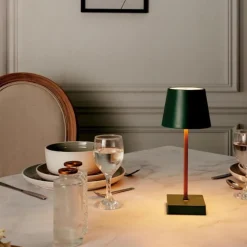 Lampe à Poser Led Tactile 26cm Vert