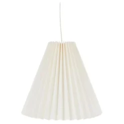 Lampe Suspension Papier 36cm Blanc