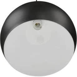 Lampe Suspension Boule Design Degla 30cm Noir