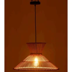 Lampe Suspension en Bambou Midano 53cm Naturel