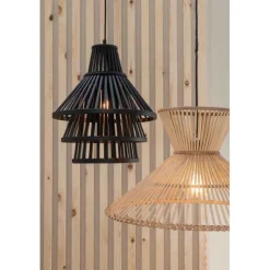 Lampe Suspension en Bambou Midano 53cm Naturel