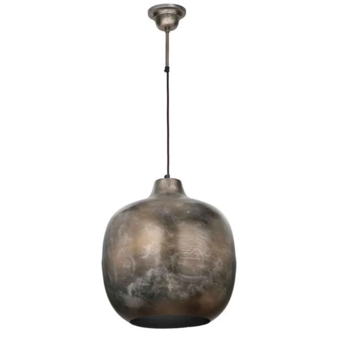 Lampe Suspension Vintage Sawyer 43cm Bronze