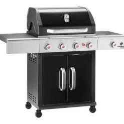 Landmann Triton PTS Maxx 4.1 gaz to coal barbecue gaz 4 feux + 1 brûleur latéral