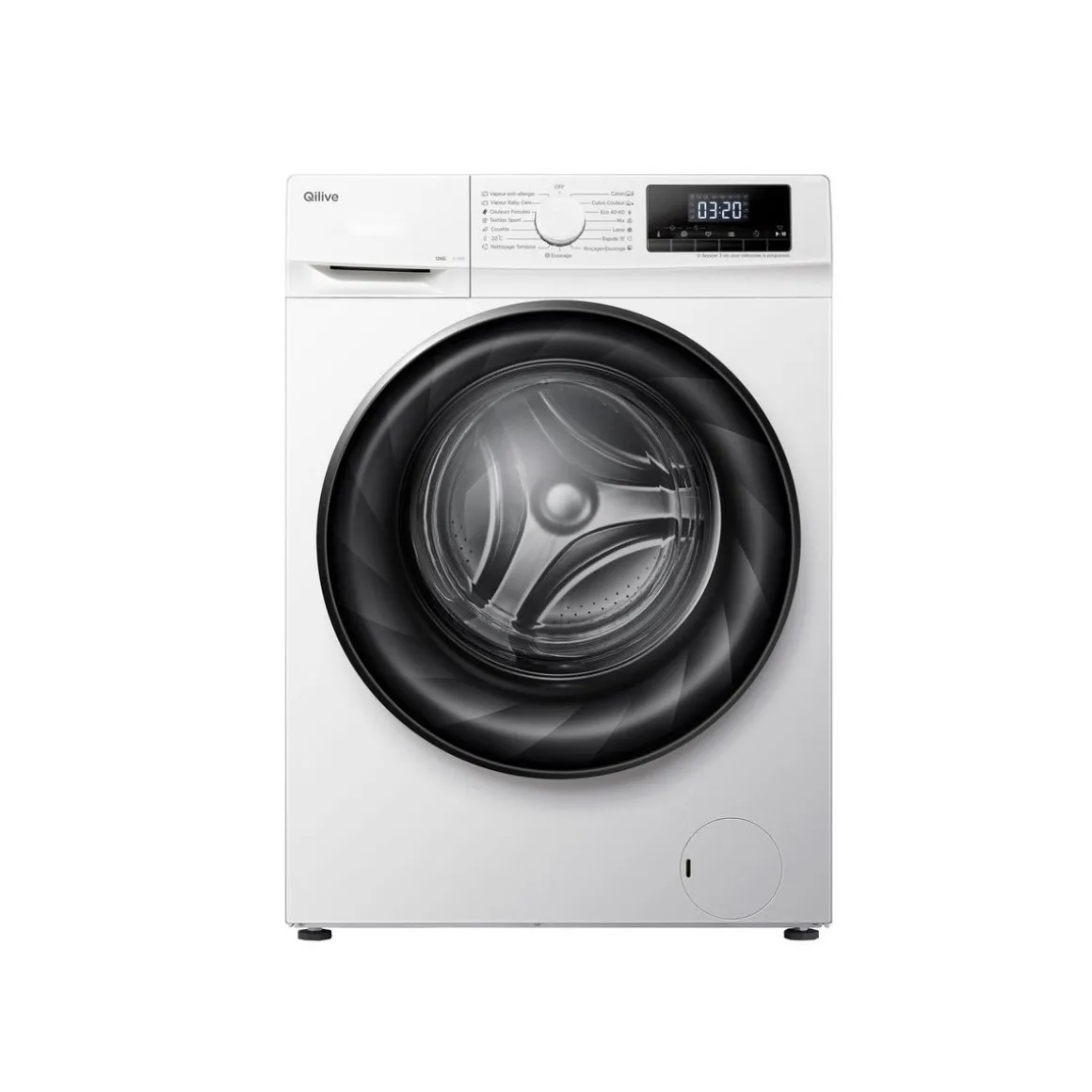 Lave linge hublot à induction Q.6601, 12 kg, 1400 T/min, A