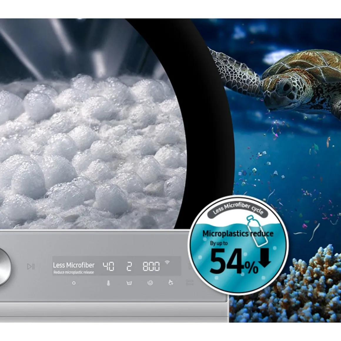 Lave linge hublot à induction WW80CGC04DAB, 8 kg, 1400 T/min, A