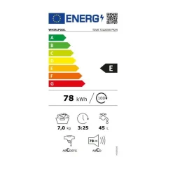 Lave-linge top 7kg 1200 tours/min - tdlr72223ssfrn