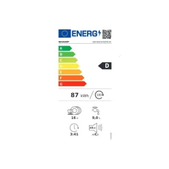 Lave-vaisselle 60cm 16 couverts 45db - QWNA1FF45DW