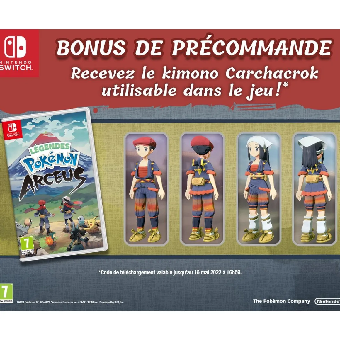 Légendes Pokémon : Arceus Nintendo Switch