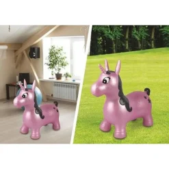 Licorne sauteuse gonflable Lexibook Violet