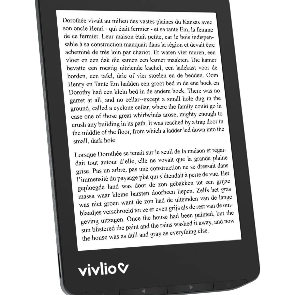 Liseuse eBook LIGHT Noire