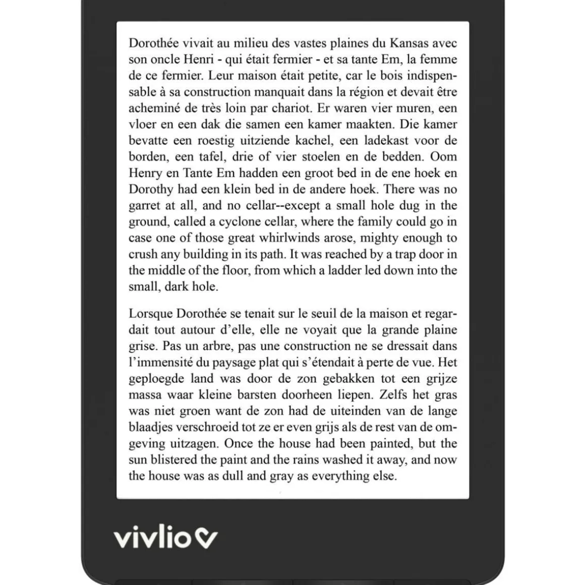 Liseuse eBook LIGHT Noire