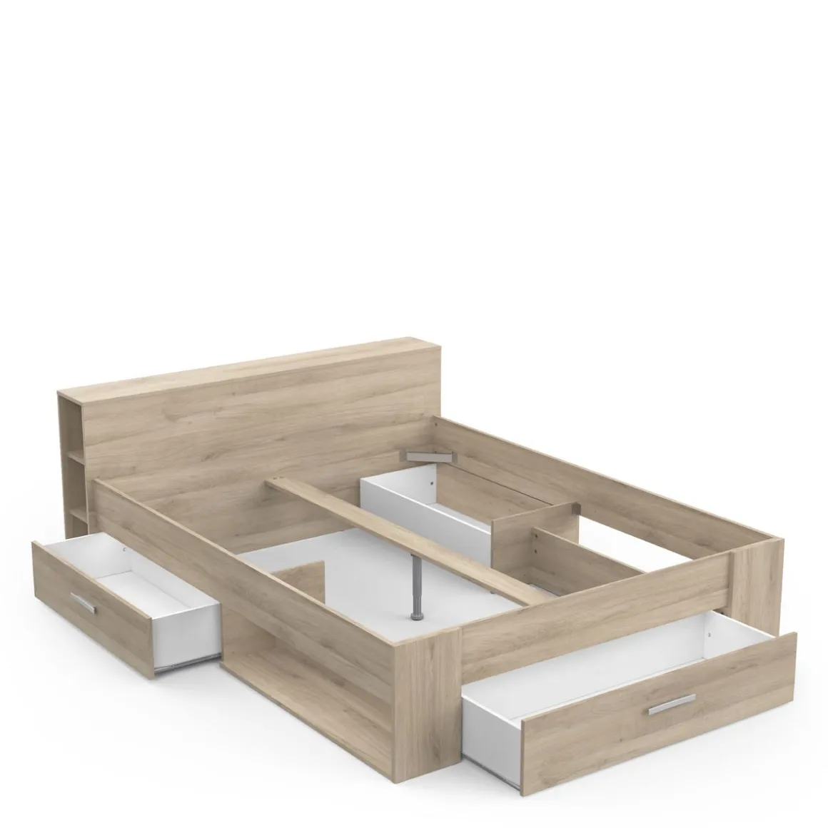 Lit adulte ILIAN, pour couchage 160x200cm