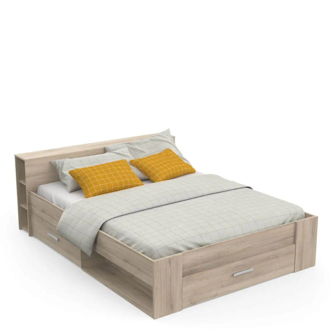 Lit adulte ILIAN, pour couchage 160x200cm