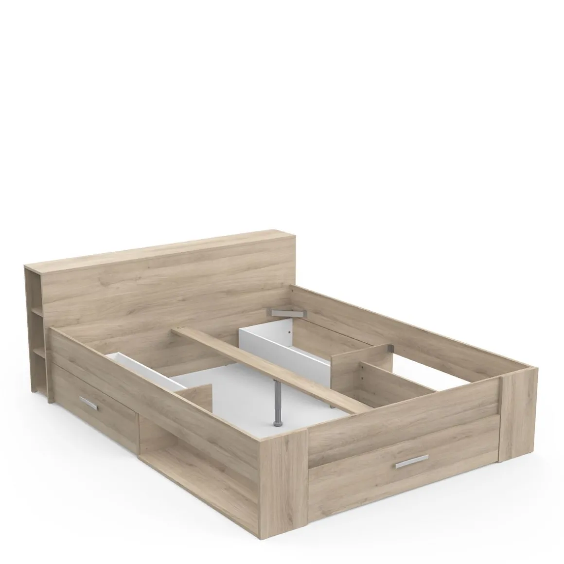 Lit adulte ILIAN, pour couchage 160x200cm